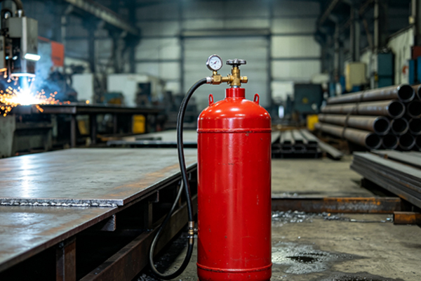 Acetylene Tank Gas Supply Solution for Metal Processing Workshops