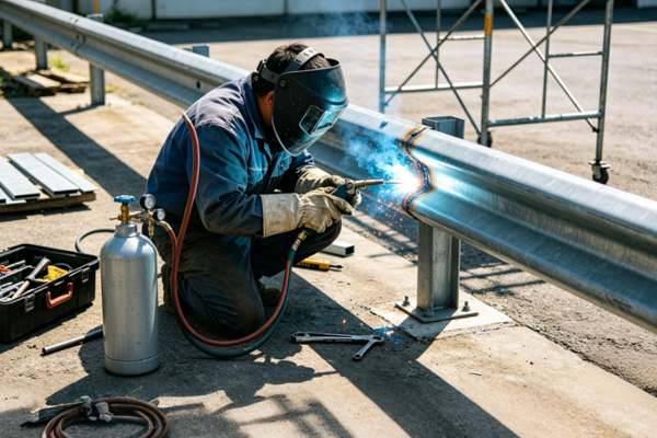 Application of propane cylinders in outdoor welding and maintenance