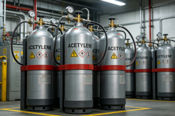 Can Acetylene Cylinders Be Stored and Used Horizontally?