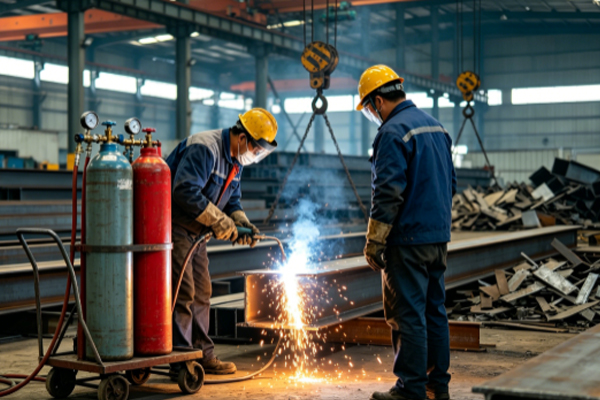 How Are Welding Costs for Acetylene Storage Tanks Calculated