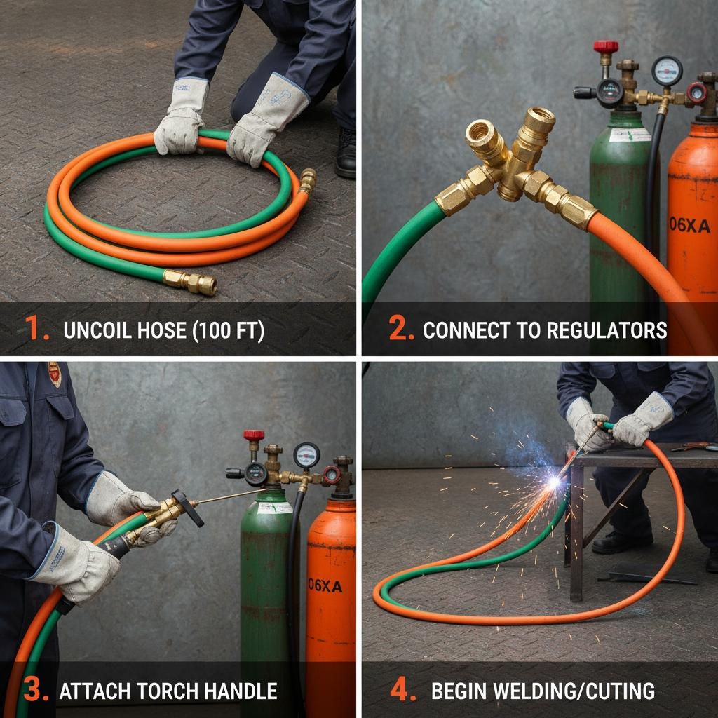 How to Properly Connect an Acetylene Cylinder to a Welding Torch