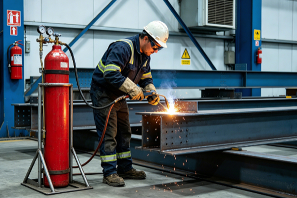 Is the long-term cost of using acetylene storage tanks high
