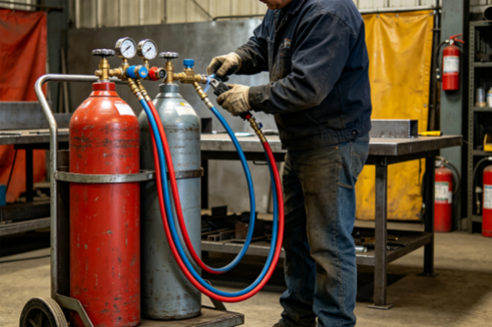 Anti-Flashback Acetylene Storage Tank Solution for Hot Work Craftsmen