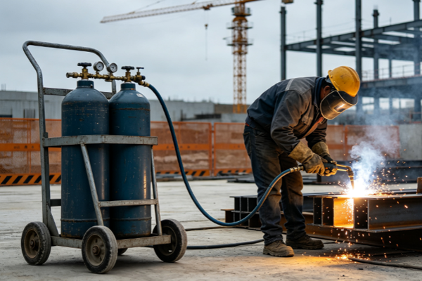 Application Solution of Acetylene Generator Tanks in Construction Metal Processing