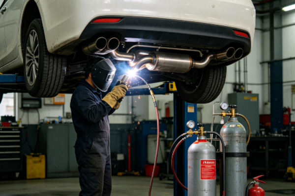 Automotive Exhaust Pipe Welding Solution