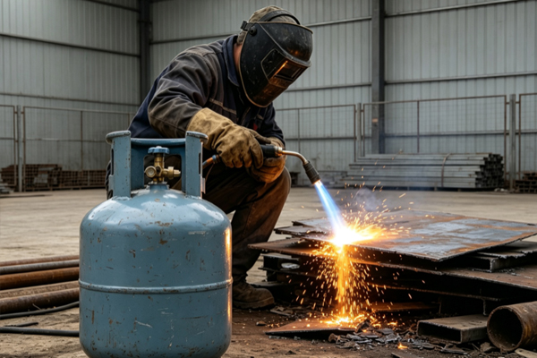 Propane Gas Cutting Solution for Waste Recycling Stations