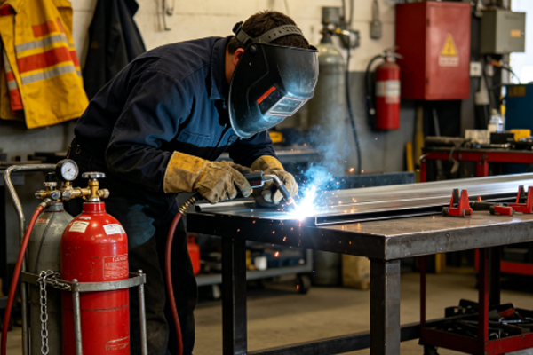 Propane Gas Cylinder Solution for Thin Plate Welding Craftsmen