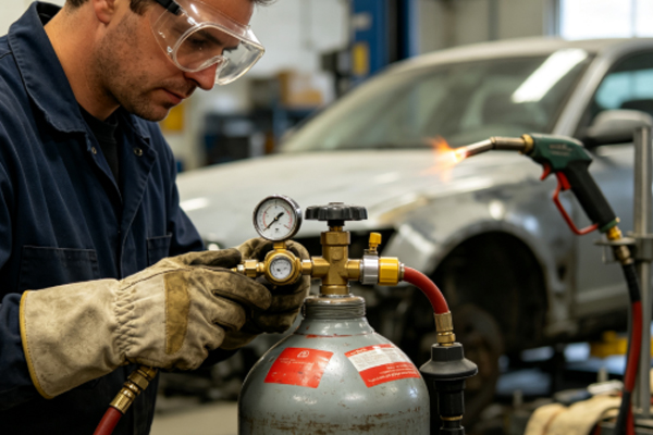 Propane Steel Cylinder Preheating Solution for Automotive Sheet Metal Craftsmen
