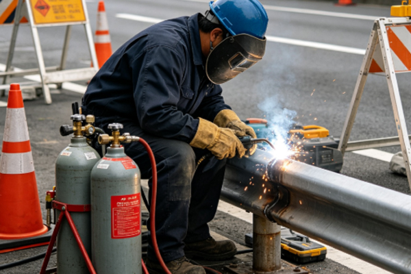 Roadside Emergency Repair Acetylene Tank Solution for Field Craftsmen